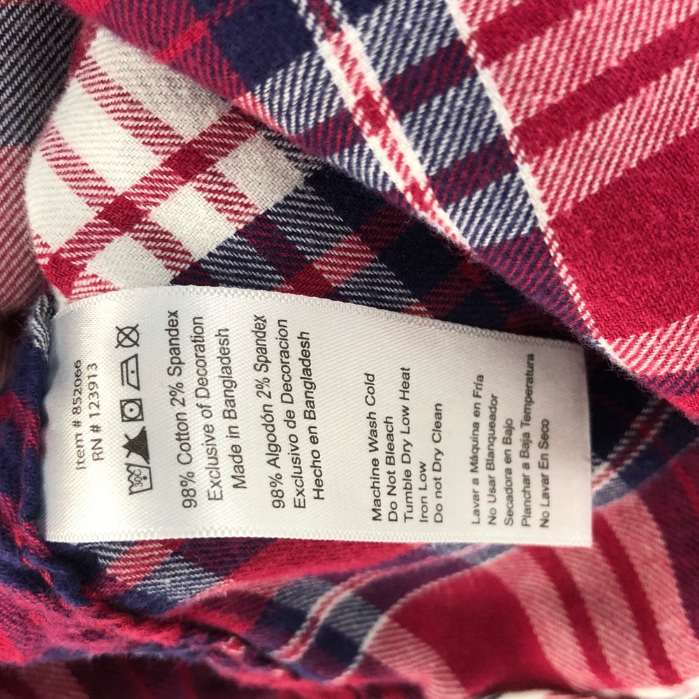 Jachs Girlfriend Womens flannel size M - Picture 4 of 10